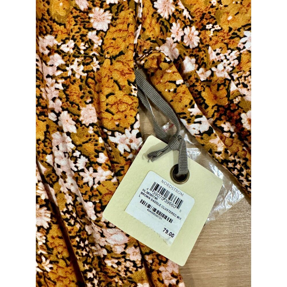 NWT* Hinge for Nordstrom Mix Print Top - Women's Large - Picture 4 of 9